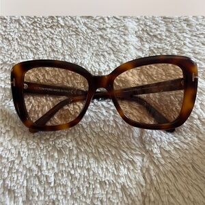 Tom Ford Brown Oversized Sunglasses